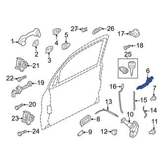 Ford OE - Front Left Exterior Door Handle Reinforcement