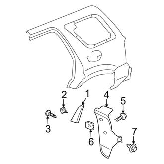 Ford OE - Quarter Panel - Exterior Trim (Hybrid)