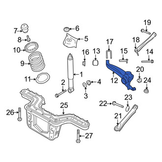 Ford OE - Rear Right Suspension Trailing Arm