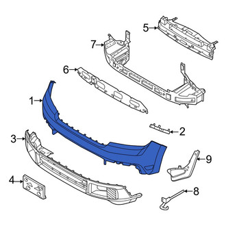 Ford OE - Front Upper Bumper Cover