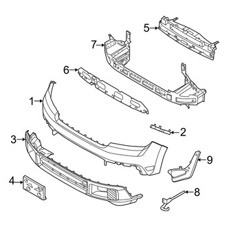Ford OE - Front Bumper & Grille - Bumper & Components