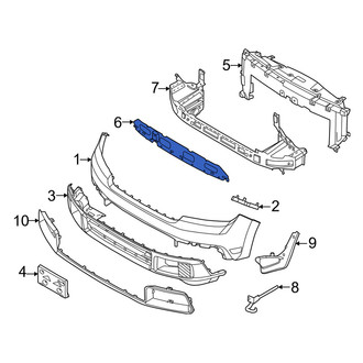 Ford OE - Front Bumper Impact Absorber