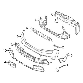 Ford OE - Front Bumper & Grille - Bumper & Components