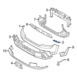 Ford OE - Front Left Upper Bumper Cover Bracket