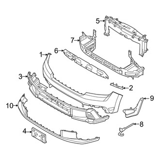 Ford OE - Front Bumper & Grille - Bumper & Components (Lobo)