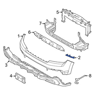 Ford OE - Front Left Upper Bumper Cover Bracket