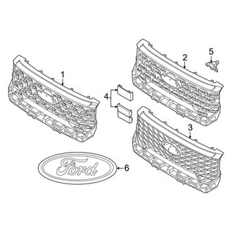 Ford OE - Front Bumper & Grille - Grille