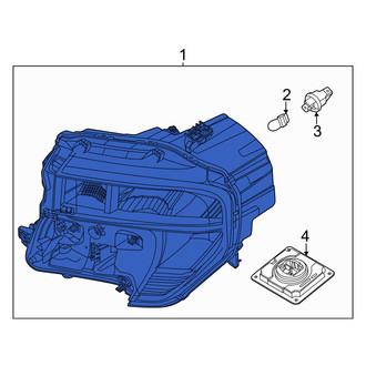 Ford OE - Front Right Headlight Assembly