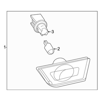 Ford OE - Front Lamps - Side Marker Lamps