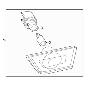 Ford OE - Front Lamps - Side Marker Lamps