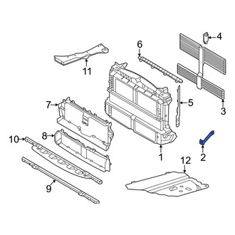 Ford OE - Left Radiator Support Bracket