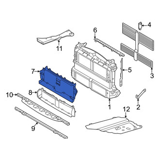 Ford OE - Front Center Radiator Support Air Deflector