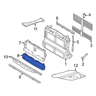 Ford OE - Front Lower Radiator Support Air Deflector