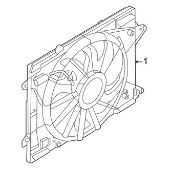 Ford OE - Cooling Fan (Lariat / XL / XLT 2.0L)