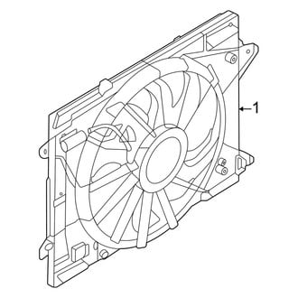 Ford OE - Cooling Fan (Lariat / Lobo / XL / XLT 2.0L)