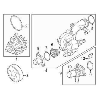 Ford OE - Cooling - Water Pump (Tremor)