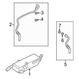 Ford OE - Cooling - Trans Oil Cooler (W/O Tow Package), (AWD 2.0L)