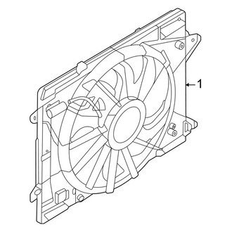 Ford OE - Cooling Fan (Lariat / XL / XLT 2.5L)