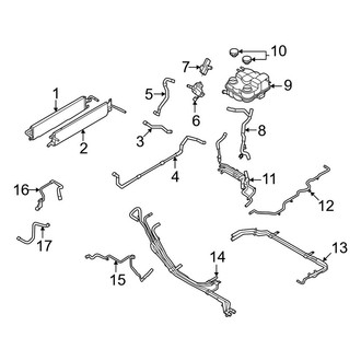 Ford OE - Inverter Cooling Components (2.5L)