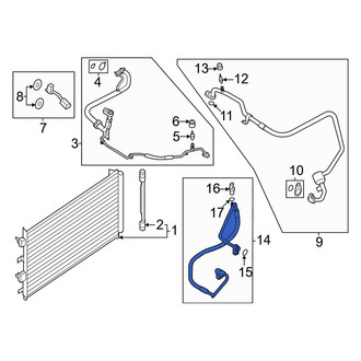 Ford OE - A/C Refrigerant Discharge Hose