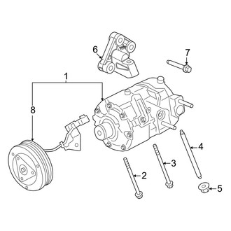 Ford OE - Air Conditioner & Heater - Compressor (2.0L)