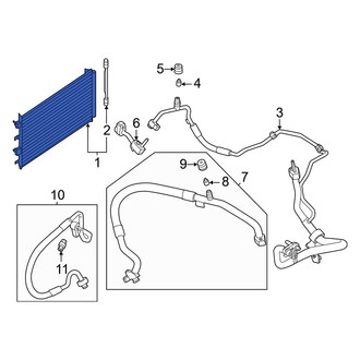 Ford OE - A/C Condenser