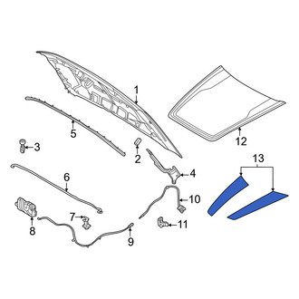 Ford OE - Front Left Hood Decal
