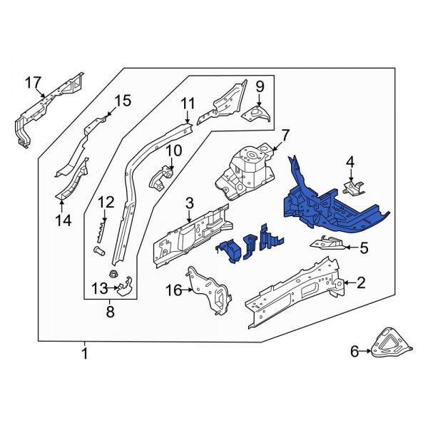 Fender Apron Assembly