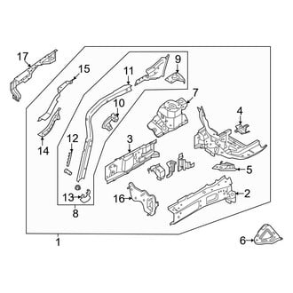Ford OE - Fender - Structural Components & Rails