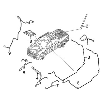 Ford OE - Electrical - Antenna (Lariat)