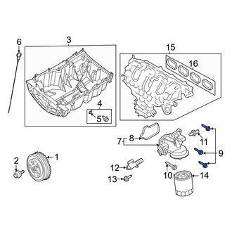 Ford OE - Engine Oil Filter Adapter Bolt