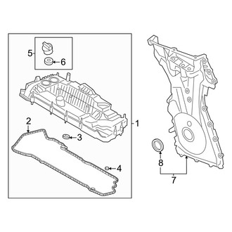 Ford OE - Engine / Transaxle - Valve & Timing Covers (2.0L)