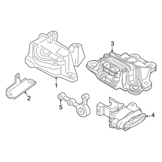 Ford OE - Engine / Transaxle - Engine & Transmission Mounting (2.0L)