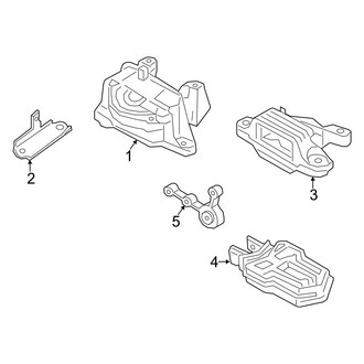 Ford OE - Engine / Transaxle - Engine & Transmission Mounting (2.5L)