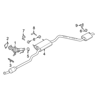 Ford OE - Exhaust System - Exhaust Components (2.0L)