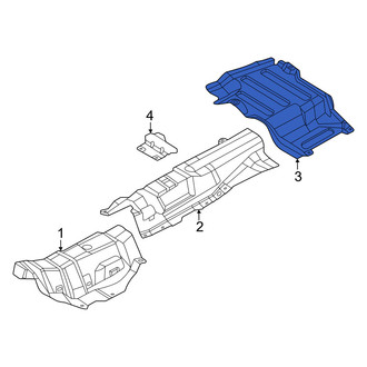 Ford OE - Rear Floor Pan Heat Shield