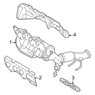 Ford OE - Exhaust System - Exhaust Manifold (Lariat / XL / XLT 2.5L)