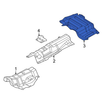 Ford OE - Rear Floor Pan Heat Shield