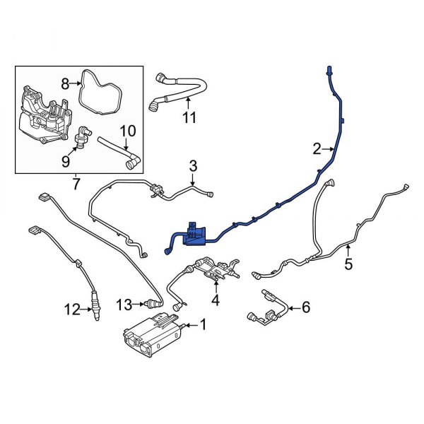 Evaporative Emissions System Lines