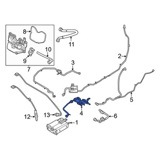 Ford OE - Front Evaporative Emissions System Lines