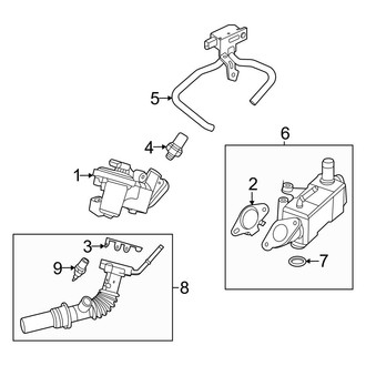 Ford OE - Emission System - EGR System (2.5L)