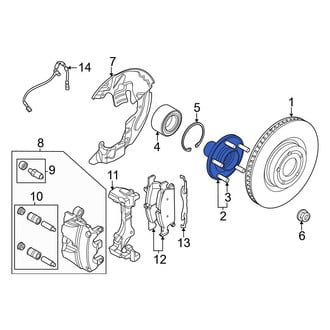 Ford OE - Front Wheel Hub