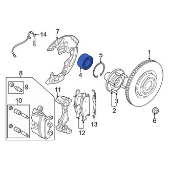 Ford OE - Front Wheel Bearing