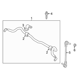 Ford OE - Front Suspension - Stabilizer Bar & Components
