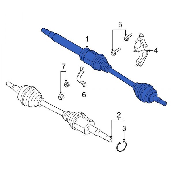 CV Axle Assembly