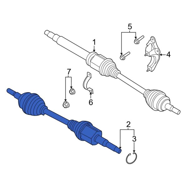 CV Axle Assembly