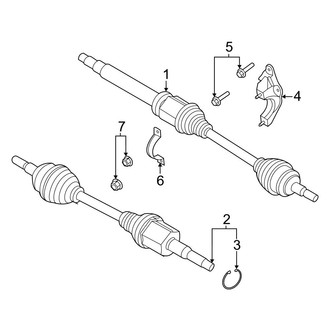 Ford OE - Front Suspension - Drive Axles (FWD)