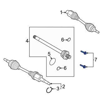 Ford OE - CV Joint Bolt