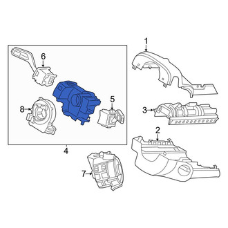 Ford OE - Steering Column Switch Housing