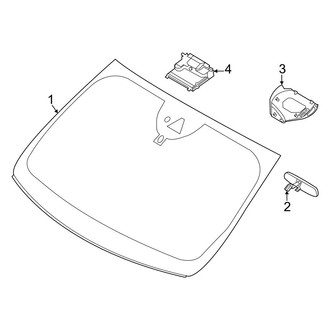 Ford OE - Windshield Glass